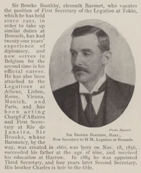 Sir Brooke Boothby, Baronet, New Secretary to HM Legation at Brussels