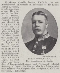 Sir G C Denton, KCMG, New Administrator of Gambia