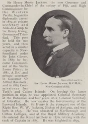 Sir Henry Moore Jackson, KCMG, New Governor of Fiji