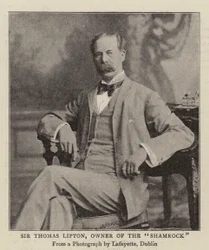 Sir Thomas Lipton, Owner of the Shamrock