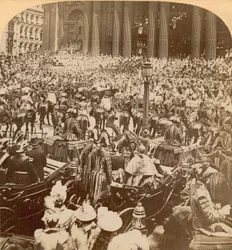 Stereographic print of Queen Victoria