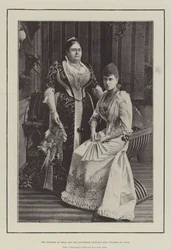 The Duchess of Teck and Her Daughter, Princess May, Duchess of York