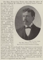 The Honourable Henry Clay Evans, New USA Consul-General in London