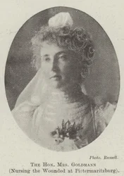 The Honourable Mrs Goldmann, nursing the Wounded at Pietermaritzburg