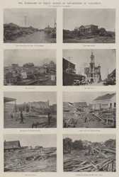 The Hurricane in Texas, scenes of devastation in Galveston