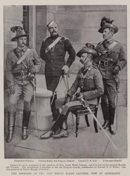 The Officers of the New South Wales Lancers, now at Aldershot