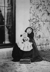 The Queen and Princess Victoria of Hesse, 1863