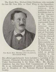 The Right Honourable Herbert John Gladstone, New Liberal Whip