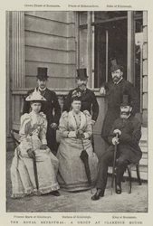 The Royal Betrothal, a Group at Clarence House