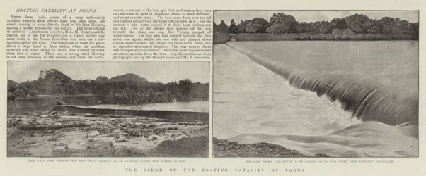 The Scene of the Boating Fatality at Poona