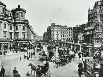 The Strand and Charing Cross, 1897