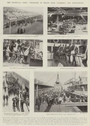 The Transvaal Crisis, Departure of Troops from Aldershot and Southampton