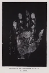The hand of Sir John Lubbock