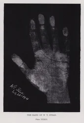 The hand of W T Stead