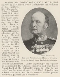 The late Admiral Lord Hood of Avalon, formerly Second Naval Lord of the Admiralty