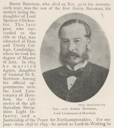 The late Baron Bateman, Lord Lieutenant of Hereford