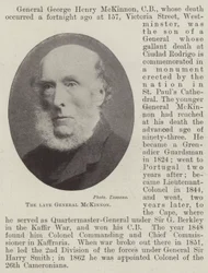 The late General McKinnon