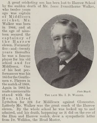 The late Mr I D Walker