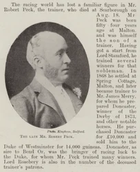 The late Mr Robert Peck