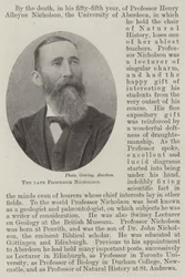 The Late Professor Nicholson