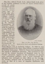 The Late Reverend Dr Povah, Rector of St Olaves and Allhallows Staining