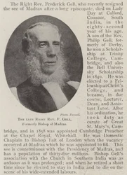 The late Right Reverend F Gell, formerly Bishop of Madras