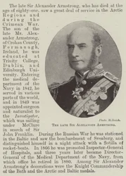 The Late Sir Alexander Armstrong