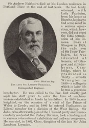 The late Sir Andrew Fairbairn, Distinguished Engineer