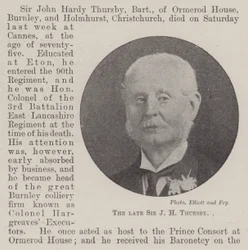 The Late Sir J H Thursby