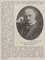 The late Sir John Stainer, Musical Composer