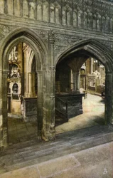 Vestibule to the Henry VII Chapel, Westminster Abbey, London
