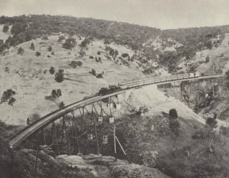 Viaduct on the Adelaide to Melbourne Railway