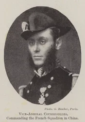 Vice-Admiral Courrejolles, Commanding the French Squadron in China