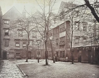 View of Barnards Inn, London, 1879