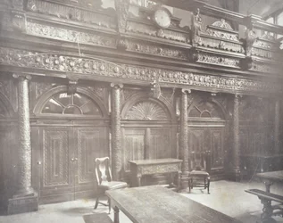 View of Grays Inn Hall, London, 1885