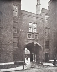 View of Lincolns Inn Gateway, London, 1876