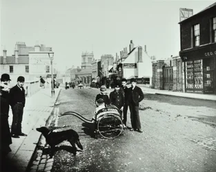Wandsworth High Street: looking west, 1890