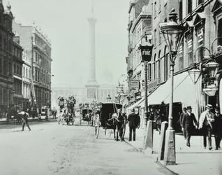 Whitehall, Westminster: Whitehall looking to Trafalgar Square, 1895