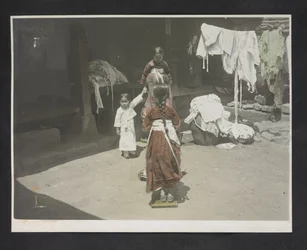 Young Girls, Photograph Album of Korea