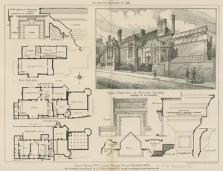 15 Little Holland House, Kensington, the residence and studios of G F Watts, RA