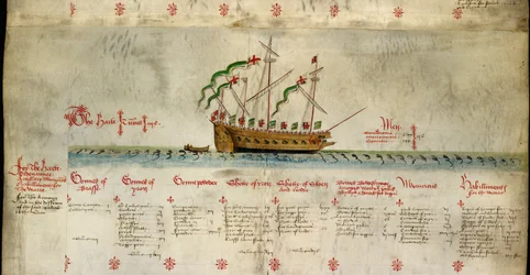 The Harte, with details of her crew and armament, from 