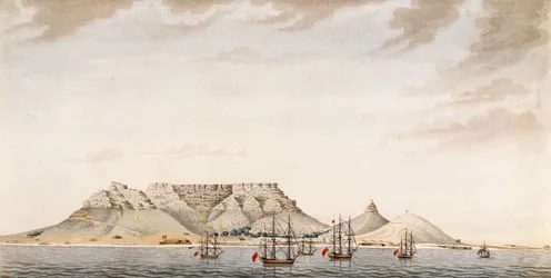 A British Fleet in Table Bay