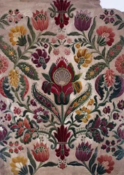 A Full-colour Cartoon of Tapestry, Silk or Wallpaper