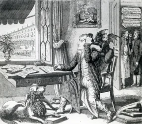 A Noble Poet - Scratching Up His Ideas