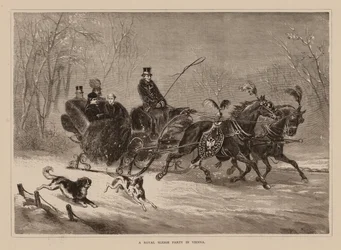 A Royal Sleigh Party in Vienna