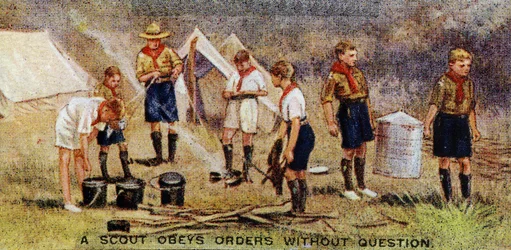 A Scout Obeys Orders without Question