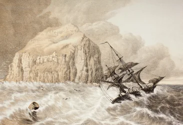 A Shipwreck Against the Bass Rock, Firth of Forth, from 
