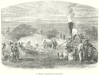 A Steam Thrashing-Machine