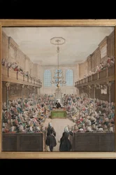 A View of the House of Lords, Engraved by B. Cole