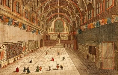 A View of the Inside of Westminster Hall